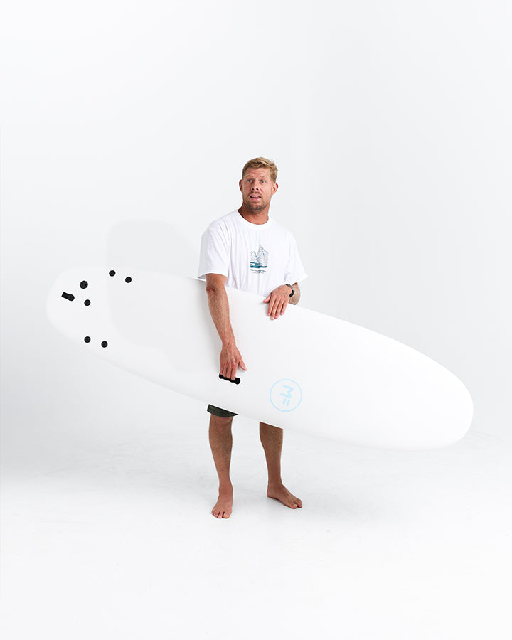 BEASTIE SUPER SOFT - WHITE/TEAL FCSII