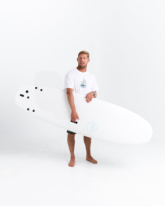 BEASTIE SUPER SOFT - WHITE/TEAL FCSII